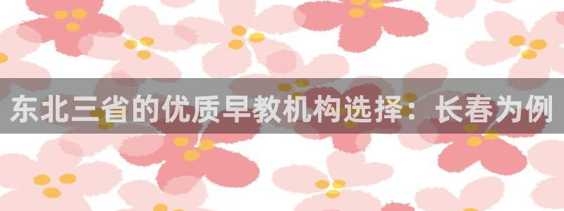 天狮娱乐招商主管：东北三省的优质早教机构选择：长春为例